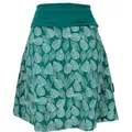 Guru-Shop Minirock Minirock aus Bio-Baumwolle, Boho Tellerrock.. alternative Bekleidung grün S