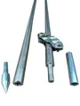 Tiefenerder Erder Erdung Staberder Ø20mm V4A Edelstahl SET 1,5m 3,0m 4,5m 6,0m Zusammensetzung (SET 6,0m Ø20 4x1500mm)