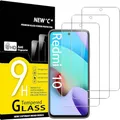 NEW'C 3 Stück für Xiaomi Redmi 10 für Panzerglas, Frei von Kratzern, 9H Härte, HD Displayschutzfolie, 0.33mm Ultra-klar, Ultrabeständig
