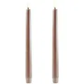 Uyuni LED Tafelkerze 25cm Sandstone 2 Stück