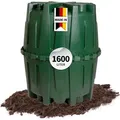 Garantia - Herkules Sammelgrube 1600 Liter Grün, Inkl. Stützrohr