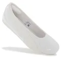 Puma Catch Soleil Ballerina SD - Damen Slipper Sommer Schuhe Suede Weiß 406310-02 , EU 41 UK 7.5