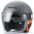 Blauer Pod 06 Jethelm, grau-orange, Größe L für Männer