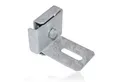 Gabiona Zaunverbinderset 2er Set KLAMMER mit ZAUNHALTER 5 x 5 Zaun-Halter Gabione, Aluminium, (2er Set KLAMMER mit ZAUNHALTER 5 x 5 Zaun-Halter Gabione, Aluminium)