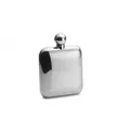 CHURCHILL eleganter Flachmann in Edelstahl 150 ml