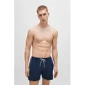 BOSS Badeshorts Iconic mit Gesäßtasche blau L