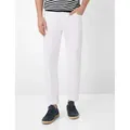 Brax Herren Five-Pocket-Hose Style COOPER WHITE, weiß, Gr. 38/32