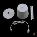 Just Light Akku-Tischlampe LED Leuchte LED fest eingebaut 2.5 W Weiß