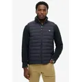 Superdry Steppweste Fuji Lite Padded Gilet Steppware, normal geschnitten blau L (50)