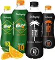 SODAPOP BLUNA & AFRI Sirup 4er Set, Cola mix, Cola, Zitrone und Orange 