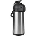ONVAYA® Airpot Pumpkanne | Isolierkanne | Thermoskanne | Getränkespender | Edelstahl mattiert | Kaffeekanne | Doppelwandig (3 Liter)