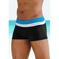 Bruno Banani Boxer-Badehose mit Kontraststreifen schwarz 7