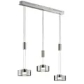 Fischer-Honsel Pendelleuchte   , silber , Maße (cm): B: 100 H: 160