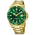 JAGUAR - Unisex Erwachsener Uhrenmodell J877 / 2 aus der Executive-Kollektion, 43,5 mm grünes Gehäuse mit plattiertem Stahlarmband für Herren - J877/2