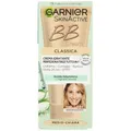 Garnier Klassische BB Cream SkinActive, für ebenmäßige und feuchtigkeitsspendende Haut, natürlicher Look, angereichert mit Hyaluronsäure, Aloe Vera und Mineralpigmenten, LSF 15, Farbtöne: mittelhell