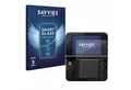 Savvies Displayschutzglas Schutzglas Panzer für Nintendo 3DS XL SPM7800, 3 Stück, Schutzfolie Display Schutz Glas Folie klar