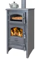 TRGO Kaminofen LUNA C-G mit Backfach - EEK A, 9,70 kW