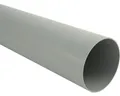 Marley Fallrohr Kunststoff rund Fenstergrau RAL 7040 Ø 75 mm L= 2500 mm