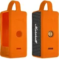 kwmobile Silikon Hülle kompatibel mit Marshall EMBERTON - Schutzhülle für Mini Speaker - Cover Bluetooth Lautsprecher Orange - Orange