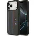 BMW Case M Kevlar Lines & Logo MagSafe for iPhone 17 Pro Max black (Apple iPhone 17 Pro Max) (BMHMP17X25CFSTSK)