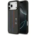 BMW Handyhülle Case iPhone 17 Pro Max MagSafe Kevlar schwarz Tricolor Logo 6,9 Zoll, Kantenschutz