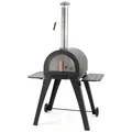 BBQ-Toro Pizzaofen "Havai" mit Schamotte Steinbackofen Holzbackofen Flammkuchen