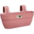 elho® Vibia campana easy Pflanzgefäß L Puderrosa zum Einhängen - Kunststoff - Rosa