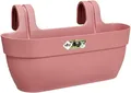 elho Vibia Campana Easy Hanger Übertopf Balkon Außen L=46 H=26.5 cm rosa