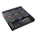 Alesis Strike Multipad - Perkussions-Pad mit 9 RGB-Hintergrundbeleuchteten Pads, Sampler, Looper, Integrierter Soundkarte mit Ein-und Ausgängen, 4.3-Zoll-Display