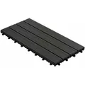 Floordirekt - Klickfliesen Wpc-terrassendielen Royal Anthrazit 60 X 30 Cm