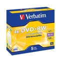 Verbatim DVD+RW 4,7 GB 5er JC Jewel Case 43229