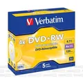 DVD+RW 4.7GB/120Min/4x Jewelcase (5 Disc)