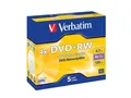 DVD+RW Verbatim 4,7 GB x4 Matt Silber (5 Jewel Case)