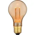 LUXULA LED Filament Leuchtmittel Bulb E27 Dimmbar Warmweiß Bernstein Glas Vintage Optik