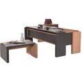 JVmoebel Schreibtisch Luxus Schreibtisch Tisch Holz Design Büro Einrichtung Möbel (1-St., Schreibtisch), Made in Europa braun