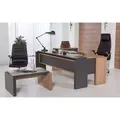 Schreibtisch Luxus Holz Büro Möbel Tisch JVmoebel - Braun
