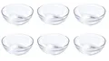 Provance Dipschalen Dessertschalen Schüsseln aus Glas Glasschälchen Tapasschalen (6 Stück, Ø 9 cm) | Vielseitig für Tapas, Desserts & Snacks | Perfekte Servierschalen | Modern & Stapelbar