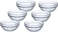 Provance Dipschale 6 - 24 Stück Schüsseln aus Glas Ø 9 cm Glasschälchen Dipschale, (Set, 6-tlg), spülmaschinengeeignet