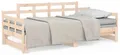 vidaXL Tagesbett Ausziehbar Massivholz Kiefer 2x(80x200) cm