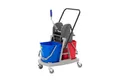 Ulsonix Putzwagen 2x 17 L Profi Reinigungswagen mit Presse Wischeimer 34 L Putzeimer