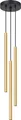 Pendelleuchten PASTELO 3P glanzgold 3xG9 8W Stahl 90x20x20cm Sollux Lighting
