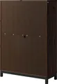 MASSIVMOEBEL24 Highboard Kernbuche 103x40x148 tabacco braun geölt VILLANDERS #206
