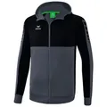 Erima Trainingsjacke Herren SIX WINGS Trainingsjacke mit Kapuze grau|schwarz XXXL