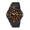 Herrenuhr CASIO MRW-200H-4BVDF Silikon Schwarz Sub 100mt