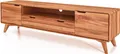 TV-Board Gerg aus Kernbuche massiv 180x40x48 mit 2 Türen 1 Schublade 1 Fach