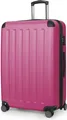 HAUPTSTADTKOFFER - Spree Großer Koffer erweiterbar XL Trolley Aufgabegepäck, Check-In Luggage Hardcase, Reisetrolley 4 Rollen, TSA, 75cm, 119 L,Pink