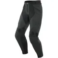 Dainese Pony 3 Perforierte Motorrad Lederhose, schwarz, Größe 56 für Männer