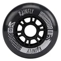 K2 Skate RAINFLY 90MM - 4 PACK Unisex – Erwachsenen Inline Skate Rollen — black — 30G3090