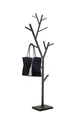 Dekoleidenschaft Garderobenständer "Baum" aus Metall, schwarz, Garderobe 180 cm hoch, Standgarderobe, Flurgarderobe stehend, Metallgarderobe, Kleiderständer, Jackenhalter