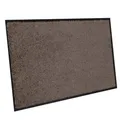 ANRO Schmutzfangmatte Fußmatte rutschfest Türmatte Braun Fußabtreter wetterfest Queen Sauberlaufmatte mit Gummirand für Innen & Außen 40x60cm